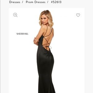 Black Sherri Hill Prom Dress